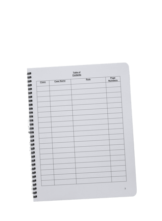 Attractive Nuisance Case Brief Notebook - *This is not legal advice