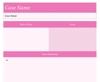Case Brief Digital Download - *This is not legal advice