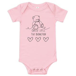 Cutest Little Tax Deduction Baby short sleeve one piece - *This is not legal advice