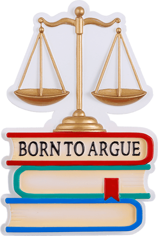 Lawyer Personalized Ornament - *This is not legal advice