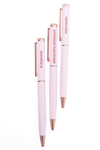 Legal Baddie Pen Set - *This is not legal advice
