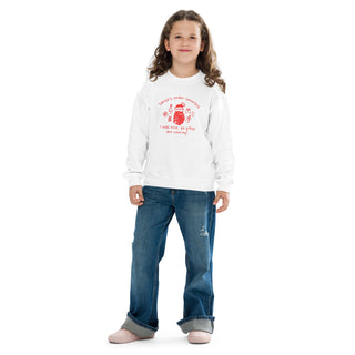Santa's Under Contract Youth crewneck sweatshirt - *This is not legal advice
