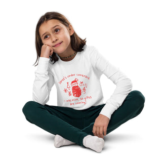 Santa's Under Contract Youth long sleeve tee - *This is not legal advice