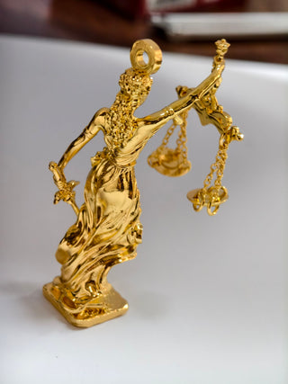 Lady Justice Bag Charm