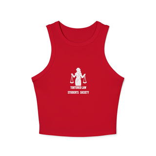 Tortured Law Student Society Women's Micro Rib Racer Tank Top