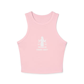 Tortured Law Student Society Women's Micro Rib Racer Tank Top