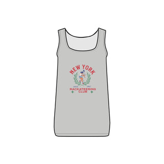 New York Racketeering Club Women's Micro Ribbed Tank