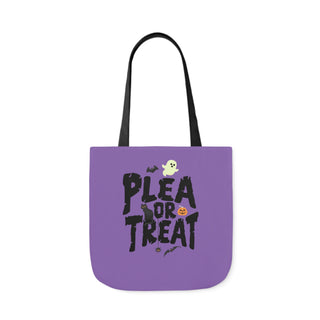 Plea or Treat Canvas Tote Bag