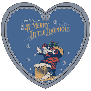 Have Yourself A Merry Little Loophole Crystal Glass Ornament