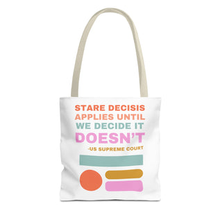 Stare Decisis Tote Bag