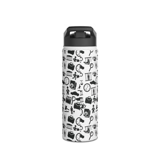 Legalish Stainless Steel Water Bottle, Standard Lid