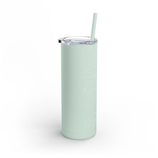 Not Very Demure Maars Maker Skinny Matte Tumbler, 20oz