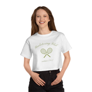 Racketeering Club Champion Women's Heritage Cropped T-Shirt