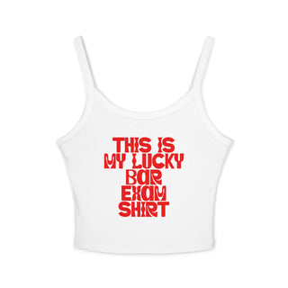 Lucky Bar Exam Women's Spaghetti Strap Tank Top