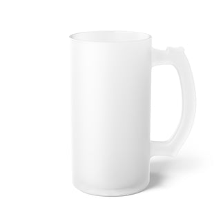 Taxable Gains Frosted Glass Beer Mug