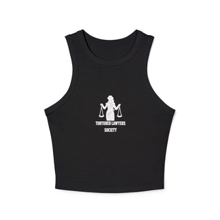 Tortured Lawyers Society Women's Micro Rib Racer Tank Top