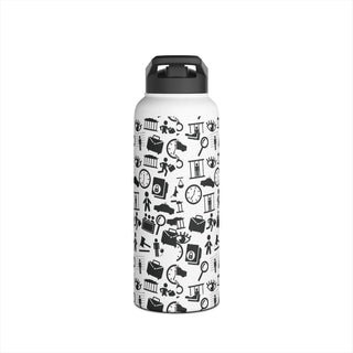 Legalish Stainless Steel Water Bottle, Standard Lid