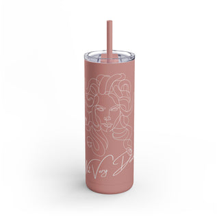 Not Very Demure Maars Maker Skinny Matte Tumbler, 20oz