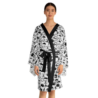 Legalish Long Sleeve Kimono Robe