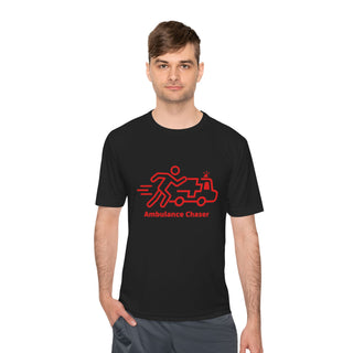 Ambulance Chaser Unisex Moisture Wicking Tee - Fun Fitness Shirt for Runners and Enthusiasts