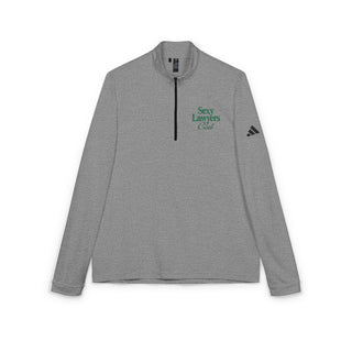 Embroidered 'Sexy Lawyers Club' Quarter-Zip Pullover