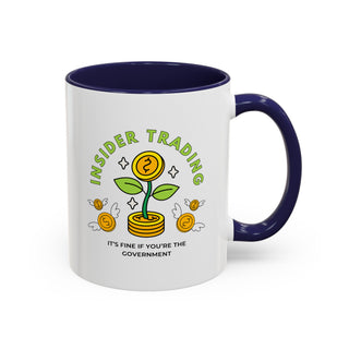 Insider Trading Accent Coffee Mug