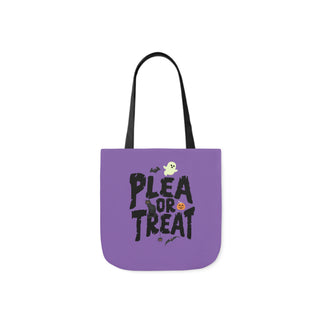 Plea or Treat Canvas Tote Bag