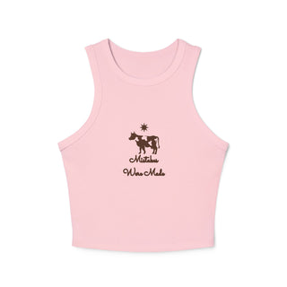 Mistakes Were Made Women's Micro Rib Racer Tank Top