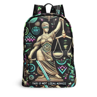 17 Inch Twill (PU) Leather School Backpack - *This is not legal advice