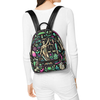 Casual PU Leather Backpack