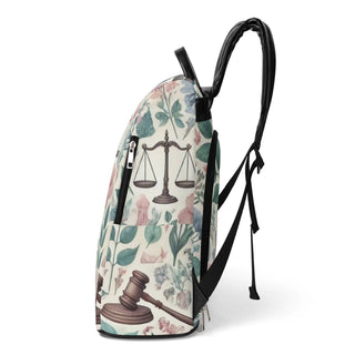 Jungle Justice Travel PU Daypack Anti-theft Backpack