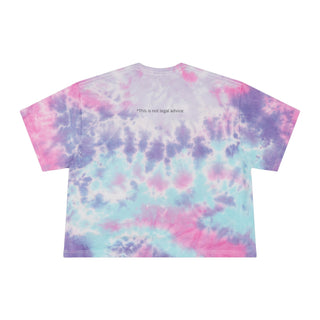 Embezzle Everything Women's Tie-Dye Crop Tee