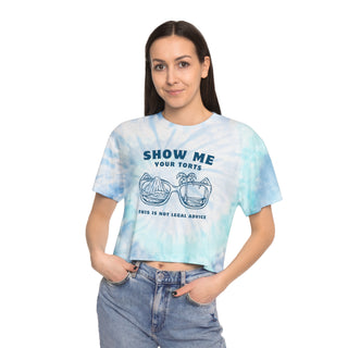 Show Me your Torts Women's Tie-Dye Crop Tee