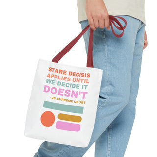 Stare Decisis Tote Bag