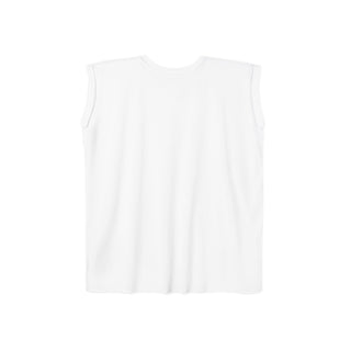 Attractive Nuisance Women’s Flowy Rolled Cuffs Muscle Tee