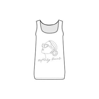 Not Very Demure Women's Baby Rib Tank