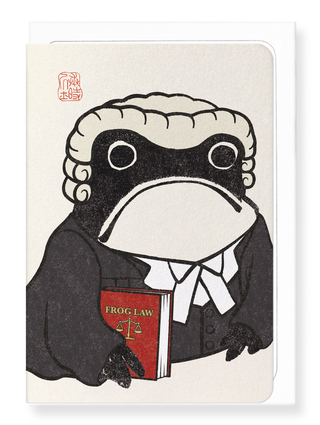 LAWYER EZEN FROG: Greeting Card