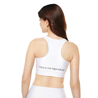 Running From the Law Fully Lined, Padded Sports Bra