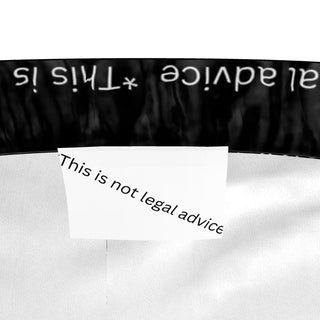 This is not legal advice Luxury Pajama shorts