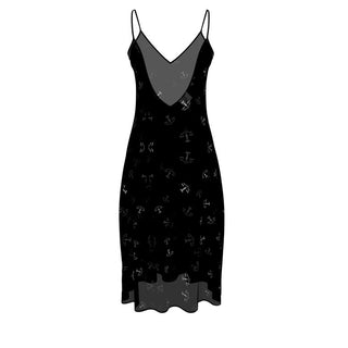 Scales of Justice Sleeveless Midi Dress