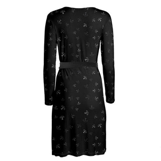 Scales of Justice Wrap Dress