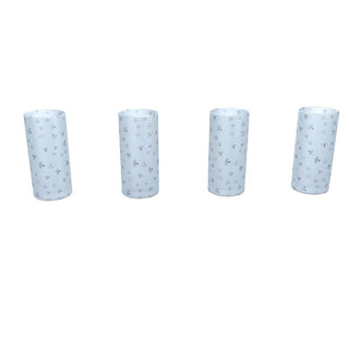 Scales of Justice Round shot glass 4 set