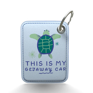 This is my getaway car Leather Keychain