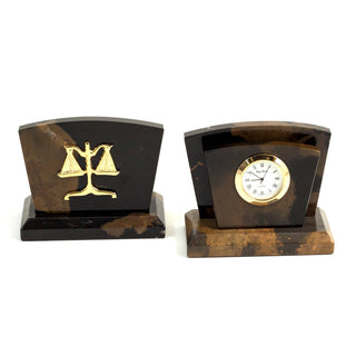 Tiger Eye Quartz Clock: Legal