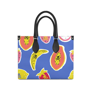 Fruit of the Poisonous Tree Leather Shopping Bag