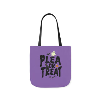 Plea or Treat Canvas Tote Bag