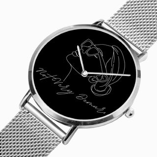 Not Very Demure Fashion Ultra-thin Stainless Steel Quartz Watch