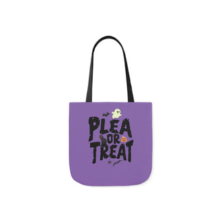 Plea or Treat Canvas Tote Bag