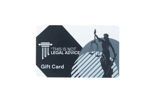 Physical gift card - *This is not legal advice