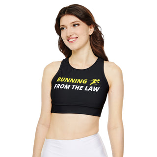 Running From the Law Fully Lined, Padded Sports Bra